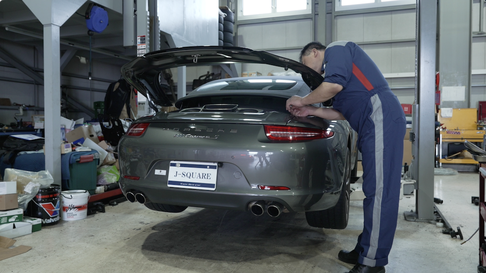 【PADM警告灯が点灯】ポルシェ 911(991型)カレラS、ノーマルエンジンマウントへの交換事例をご紹介